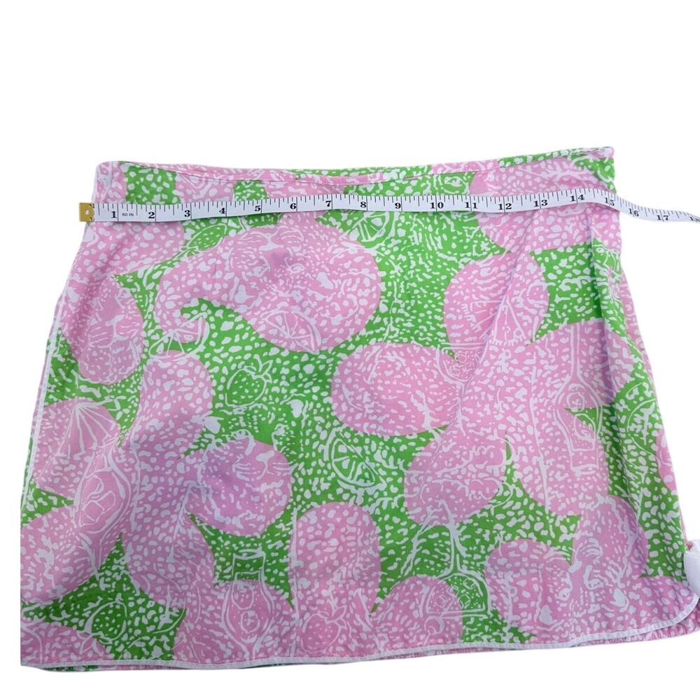 Lilly Pulitzer Cosette Limeade Pink Green Mini Skort Size 6 - Picture 5 of 8